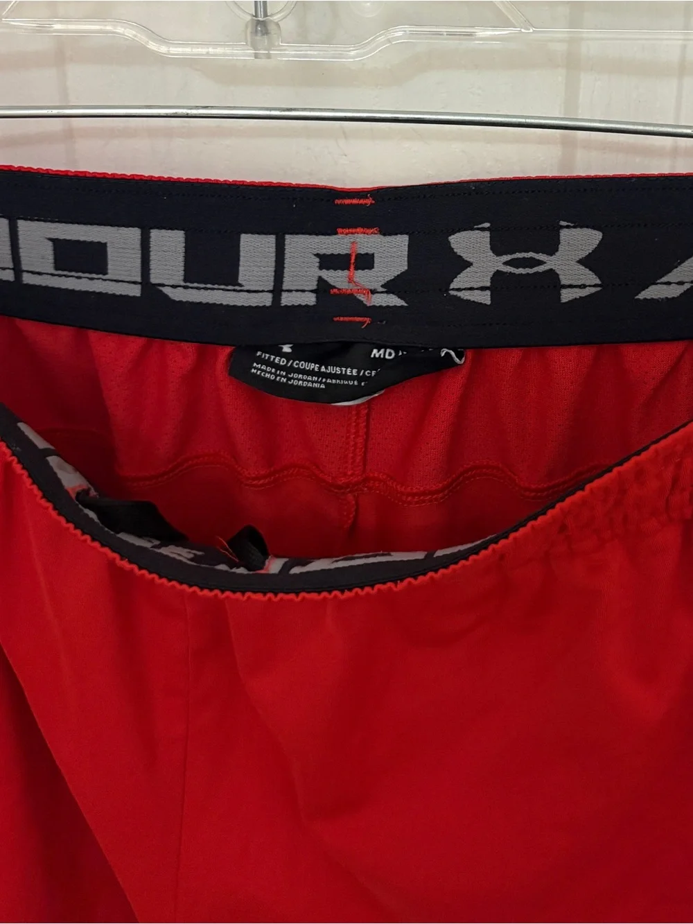 Under Armour Men’s Athletic Shorts in Red